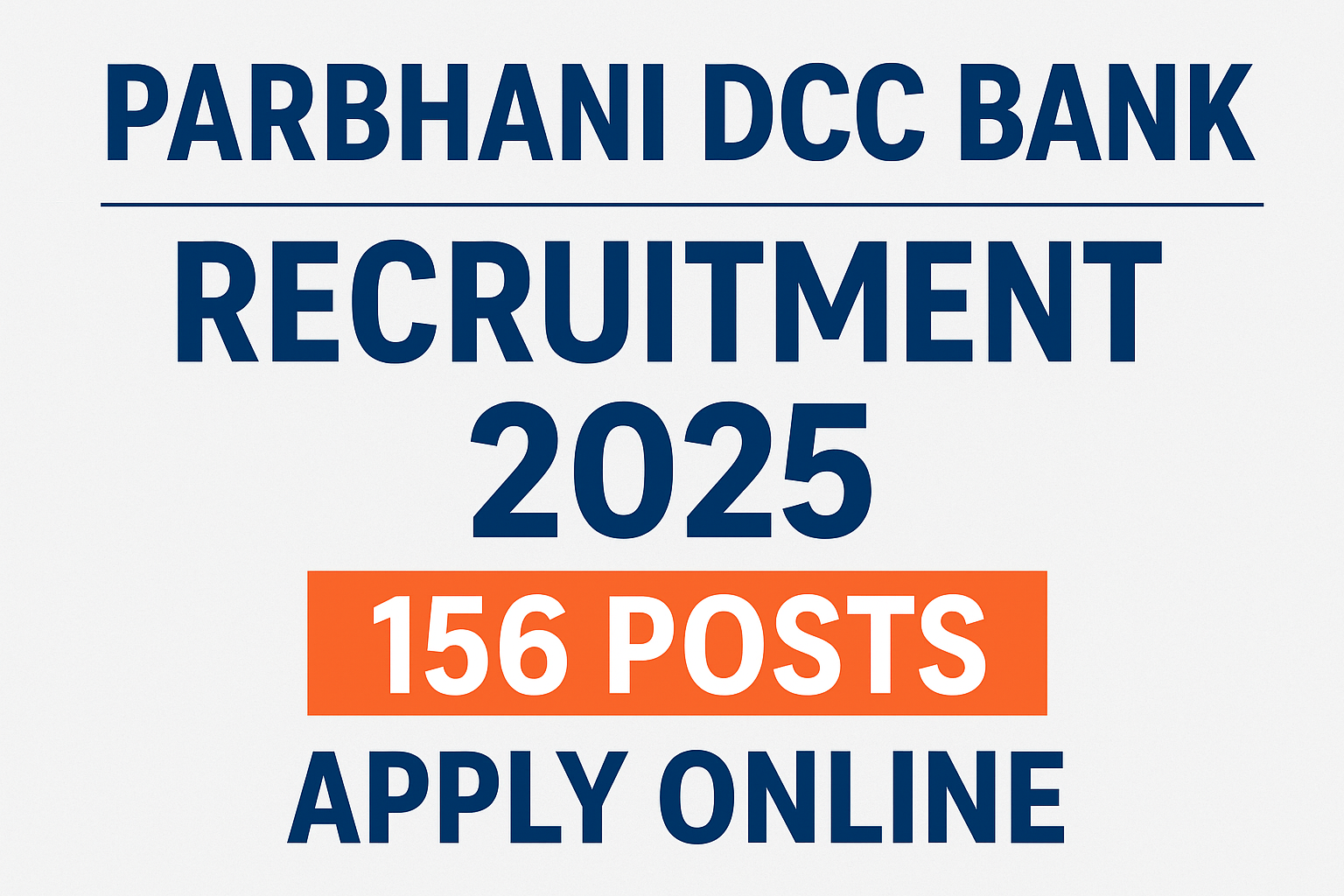 PARBHANI DCC Recruitment 2025