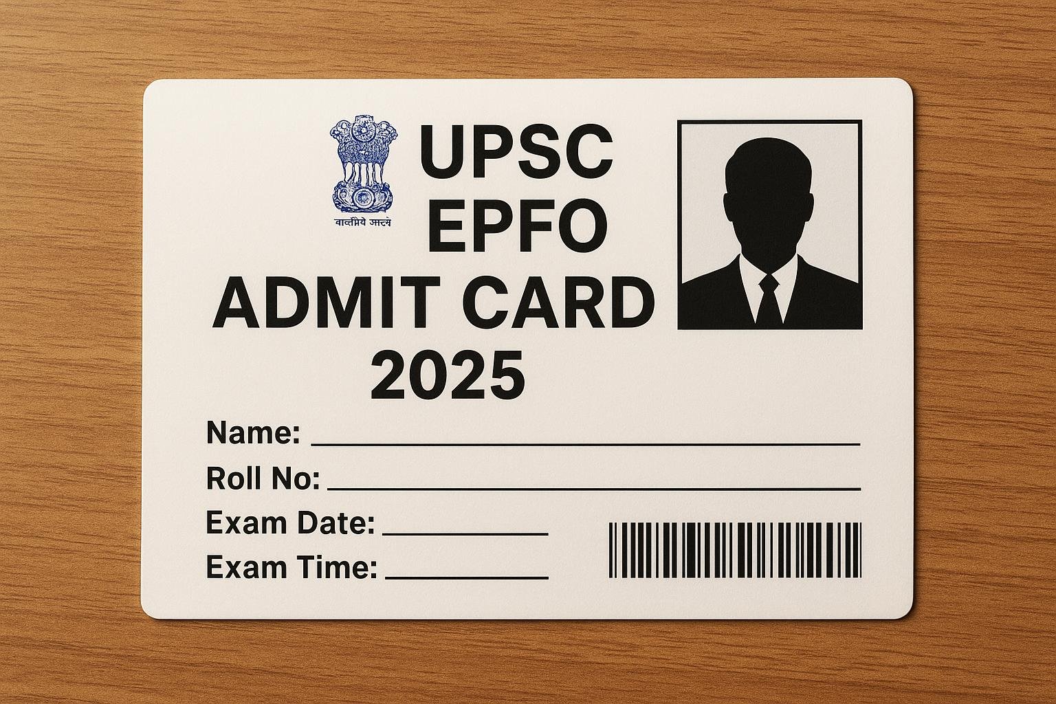 UPSC_EPFO_Admit_Card_2025
