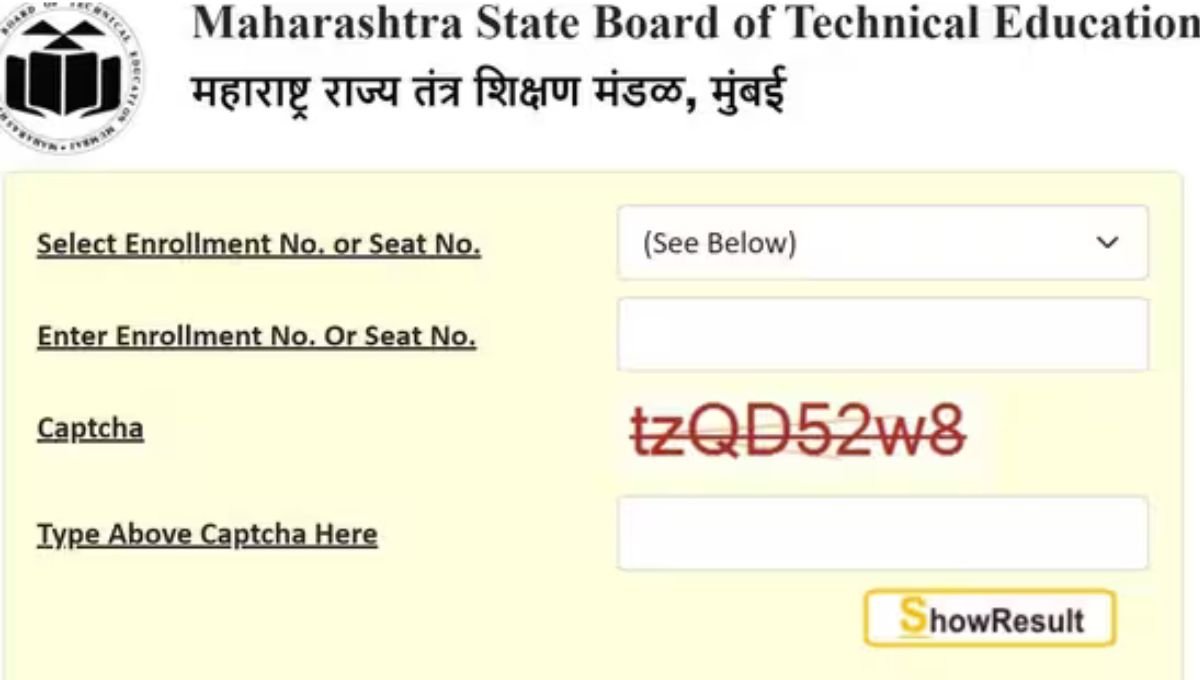 MSBTE Winter Diploma Result 2025