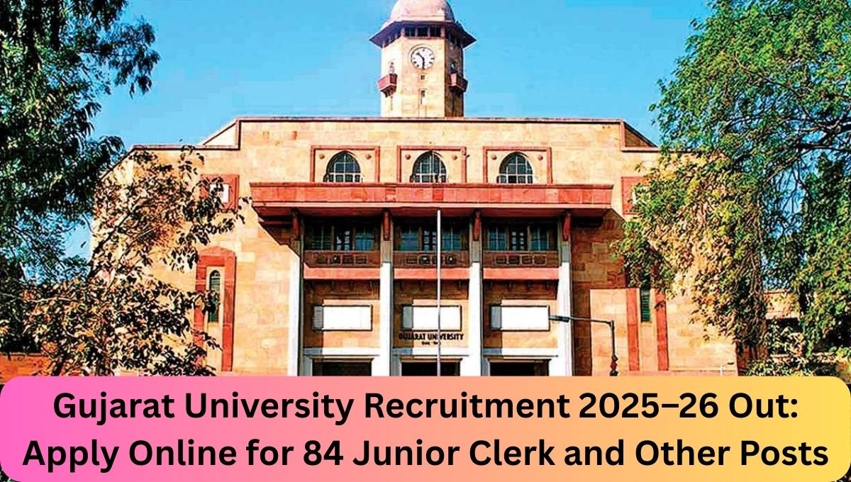 Gujarat University Recruitment 2025–26