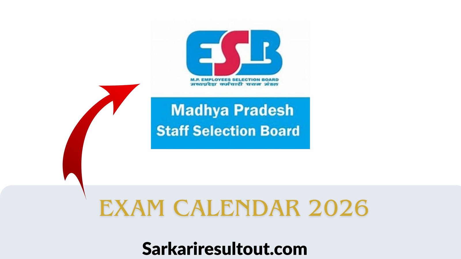 MPESB Exam Calendar 2026