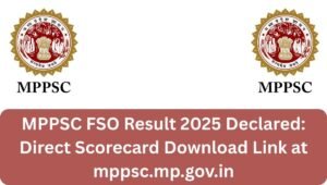 MPPSC FSO Result 2025
