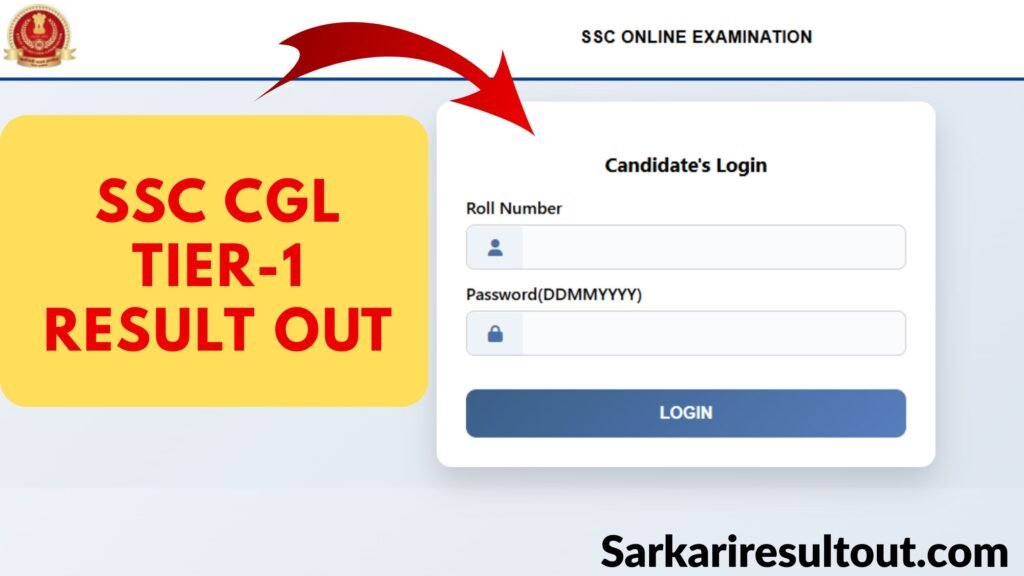 SSC CGL Tier-1 Result 2025 out now-check your scorecard - Sarkari ...
