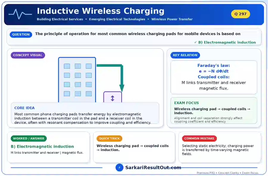 Inductive Wireless Charging explanatory diagram