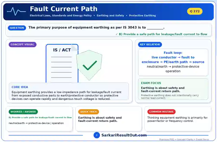 Fault Current Path explanatory diagram