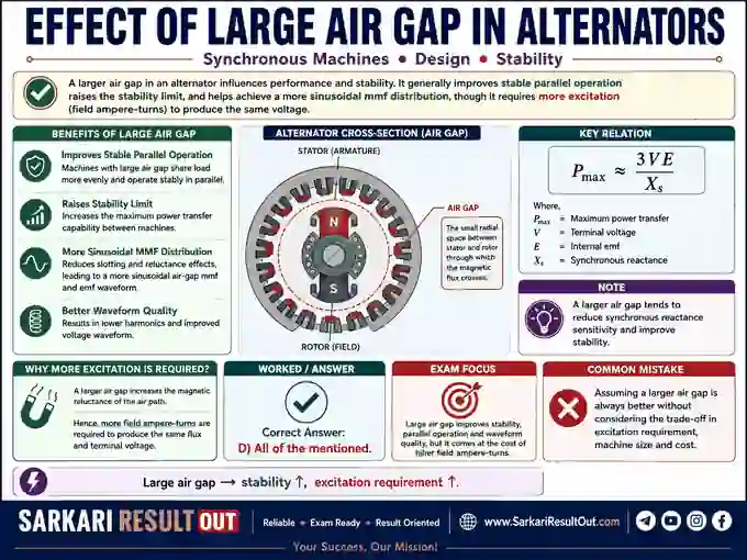 Effect of Large Air Gap explanatory diagram