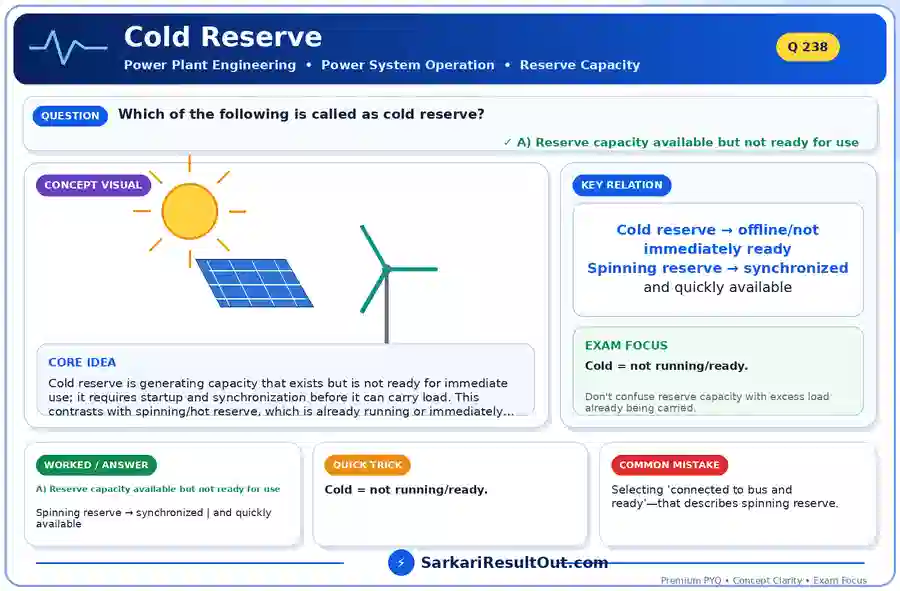 Cold Reserve explanatory diagram