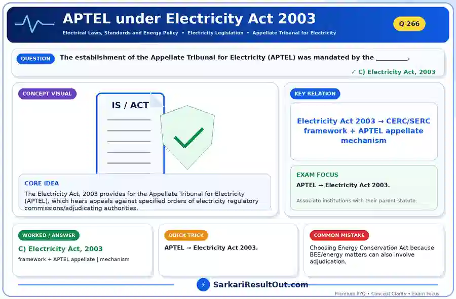 APTEL under Electricity Act 2003 explanatory diagram